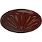 Ekena Millwork Brontes Ceiling Medallion (Fits Canopies up to 3 5/8"), 25 1/2"OD x 5 1/2"P, Brushed Mahogany CM25BRBMF - alternate 3